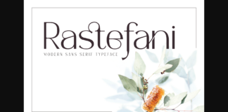 Rastefani Font Poster 1