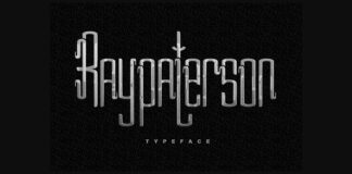 Ray Paterson Font Poster 1