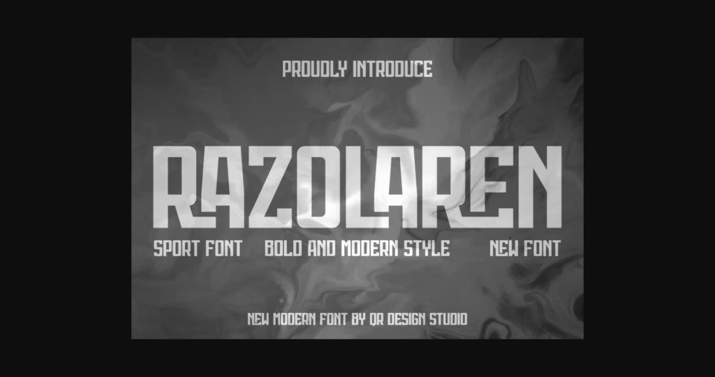 Razolaren Font Poster 3