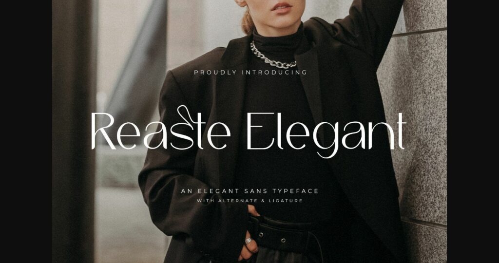 Reaste Elegant Font Poster 1