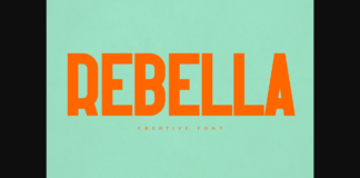 Rebella Font Poster 1