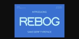 Rebog Font Poster 1