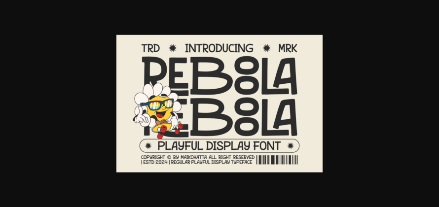 Reboola Font Poster 3