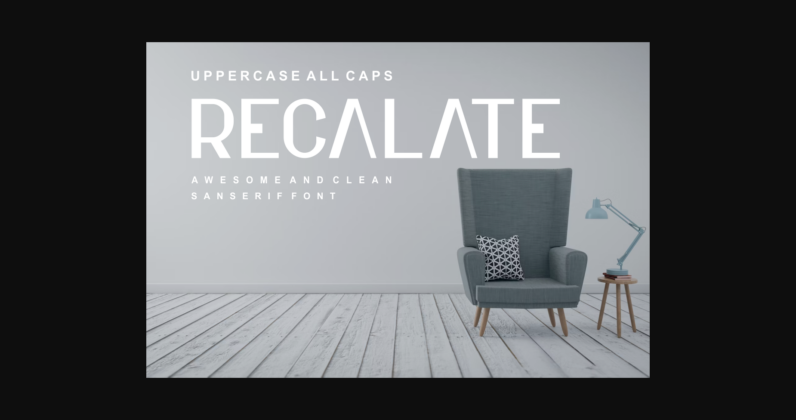 Recalate Font Poster 6