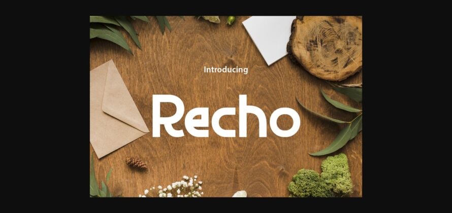 Recho Font Poster 1