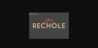 Rechole Font Poster 1