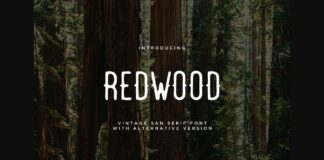 Redwood Font Poster 1