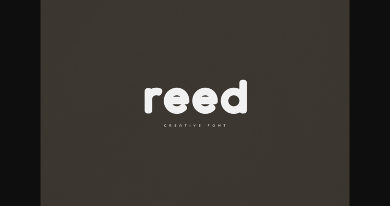 Reed Font Poster 1