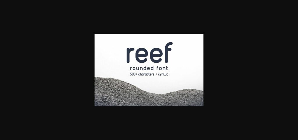 Reef Font Poster 3