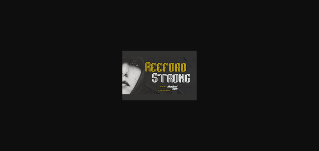 Reeford Font Poster 3