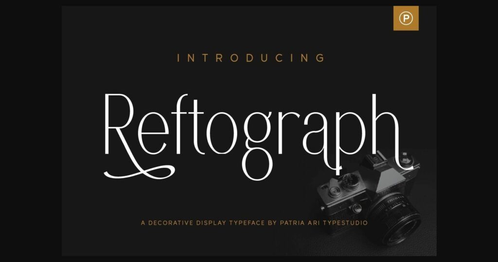 Reftograph Font Poster 1