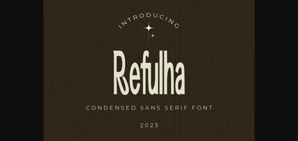 Refullha Font Poster 3