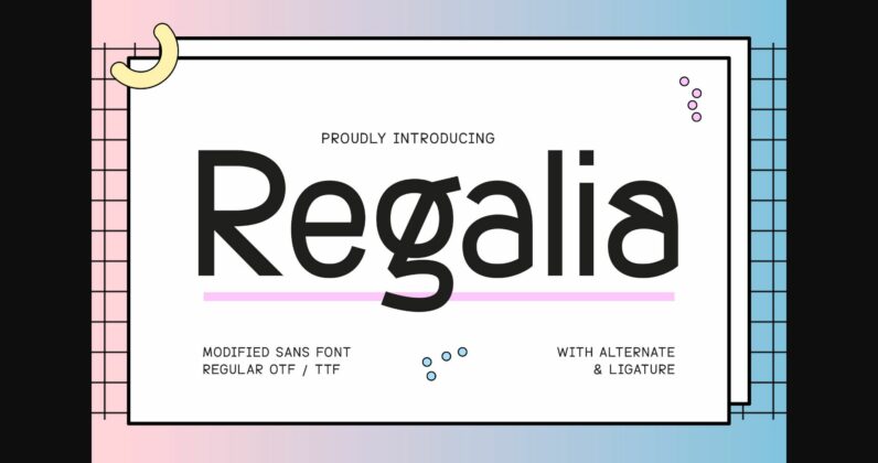 Regalia Font Poster 1