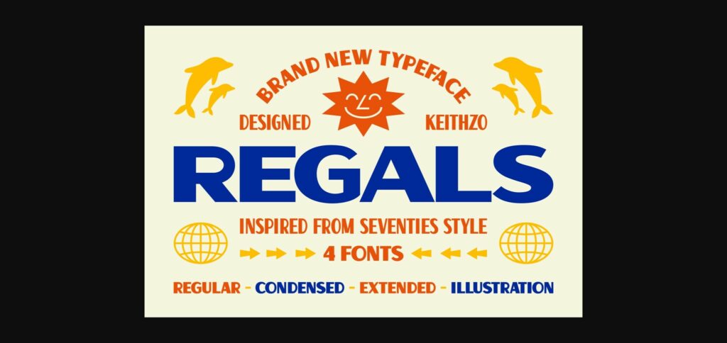 Regals Font Poster 3