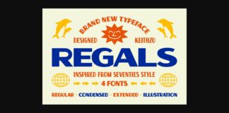 Regals Font Poster 1