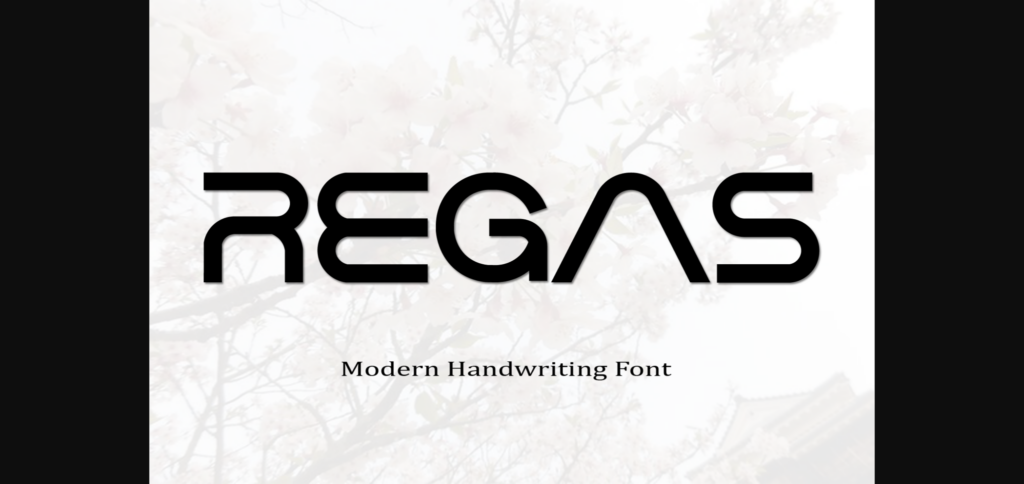 Regas Font Poster 1