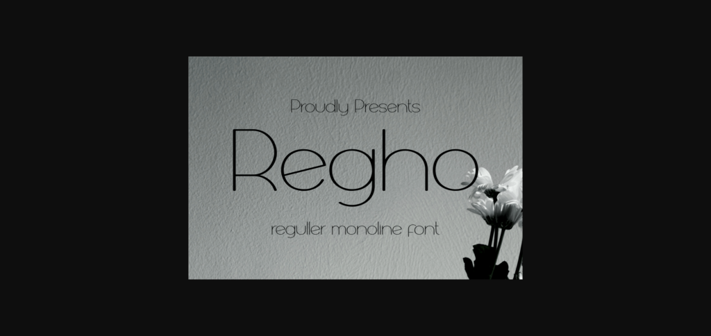 Regho Font Poster 3