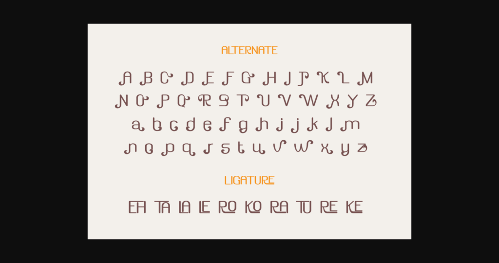 Reilax Font Poster 9