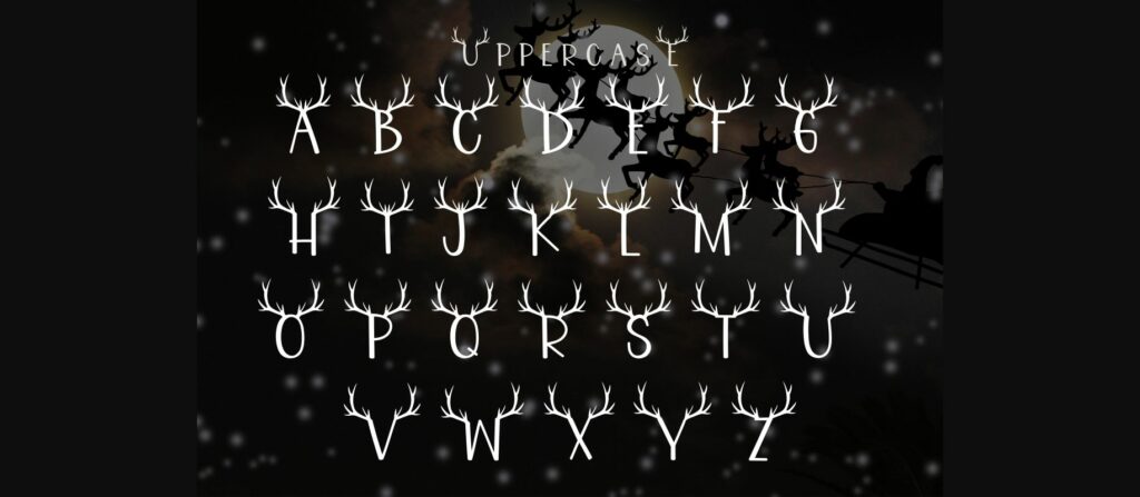 Reindeer Font Poster 5