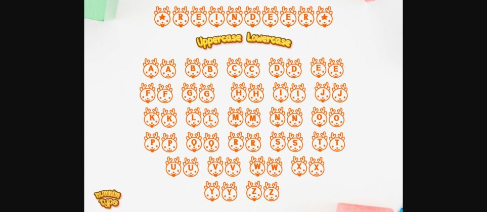 Reindeer Font Poster 8