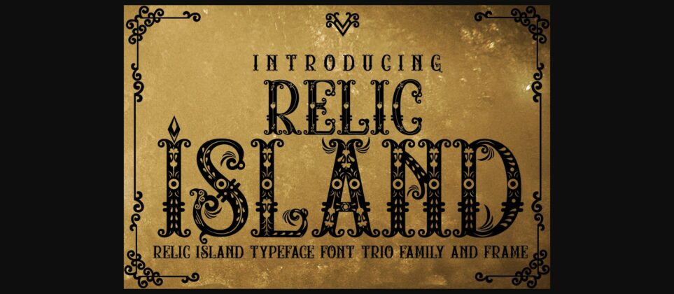 Relic Island Font Poster 3