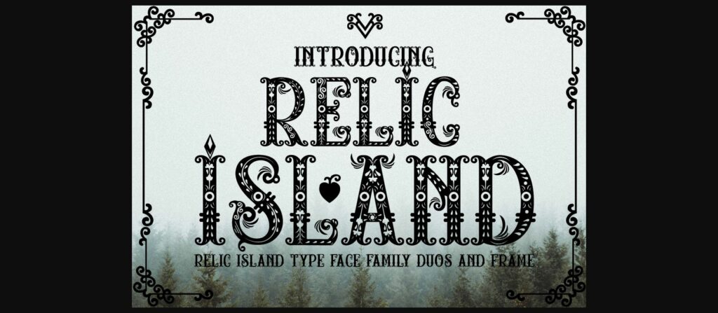 Relic Island Font Poster 9