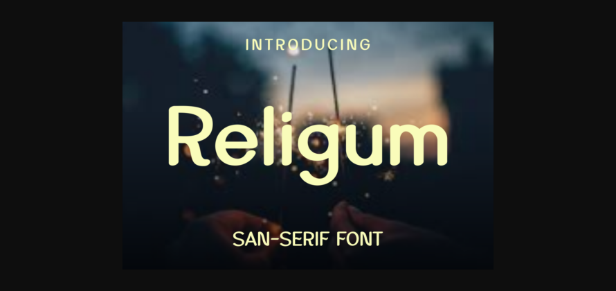 Religum Font Poster 3