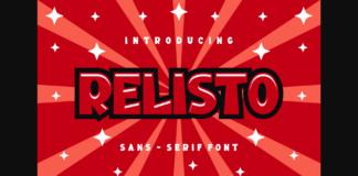 Relisto Font Poster 1