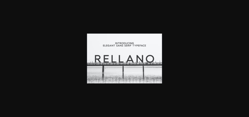 Rellano Font Poster 3