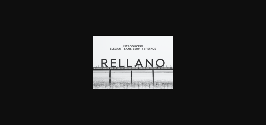 Rellano Font Poster 1