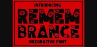 Remembrance Font Poster 1