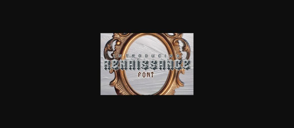 Renaissance Font Poster 1