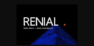 Renial Font Poster 1