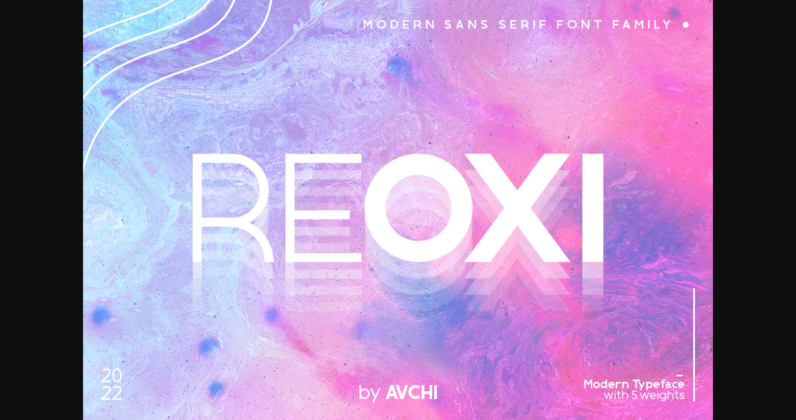Reoxi Font Poster 3