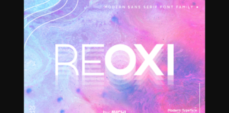 Reoxi Font Poster 1