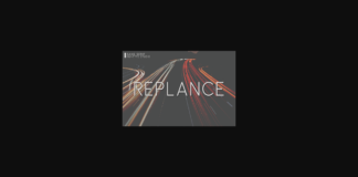 Replance Font Poster 1