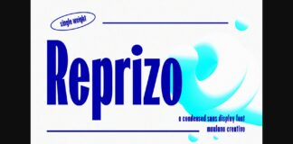 Reprizo Font Poster 1