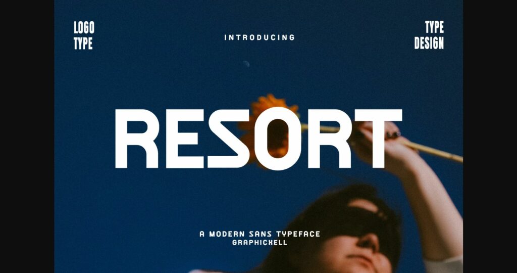 Resort Font Poster 3