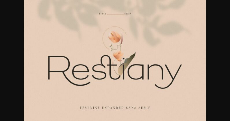 Restiany Font Poster 1