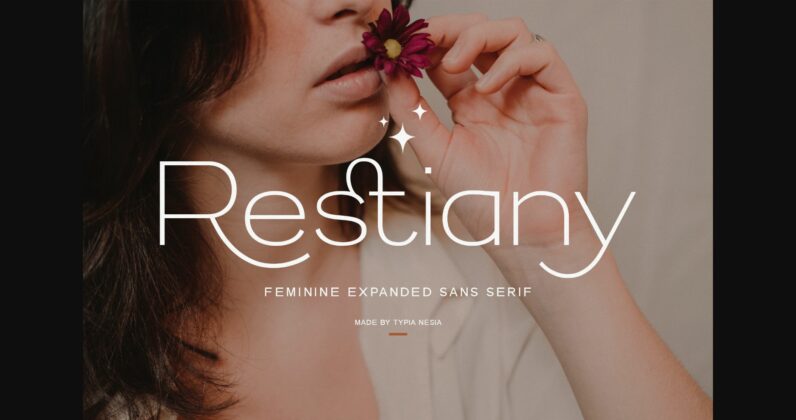 Restiany Font Poster 5