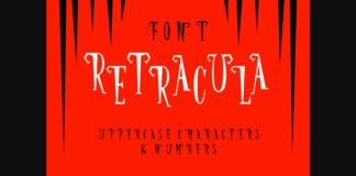 Retracula Font Poster 1