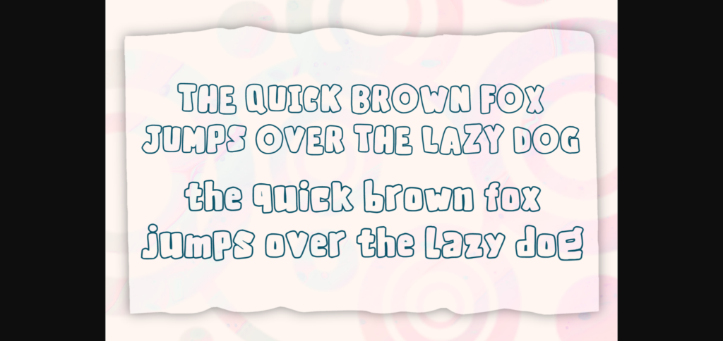 Retro Baby Font Poster 6
