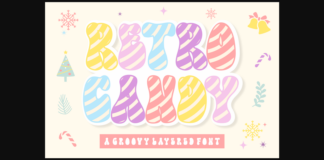 Retro Candy Font Poster 1