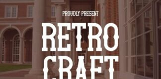 Retro Craft Font