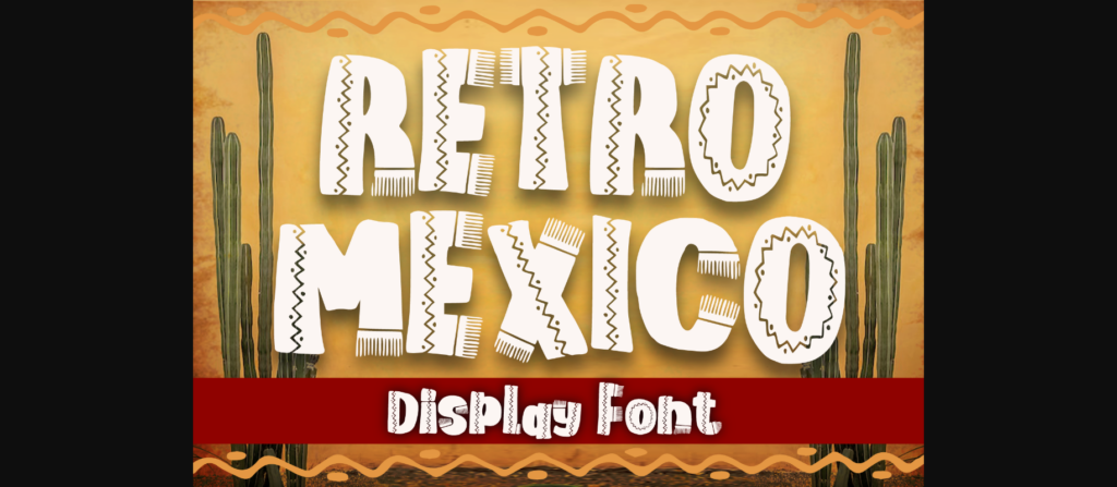 Retro Mexico Font Poster 3