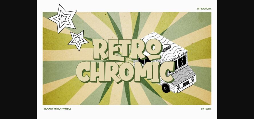 Retrochromic Font Poster 3