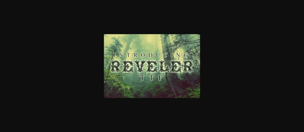 Reveler Font Poster 3