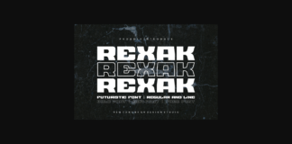 Rexak Font Poster 1