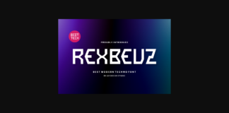 Rexbeuz Font Poster 1