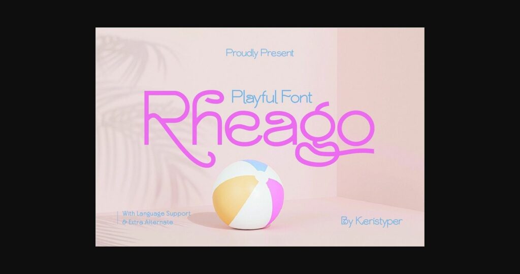 Rheago Font Poster 3